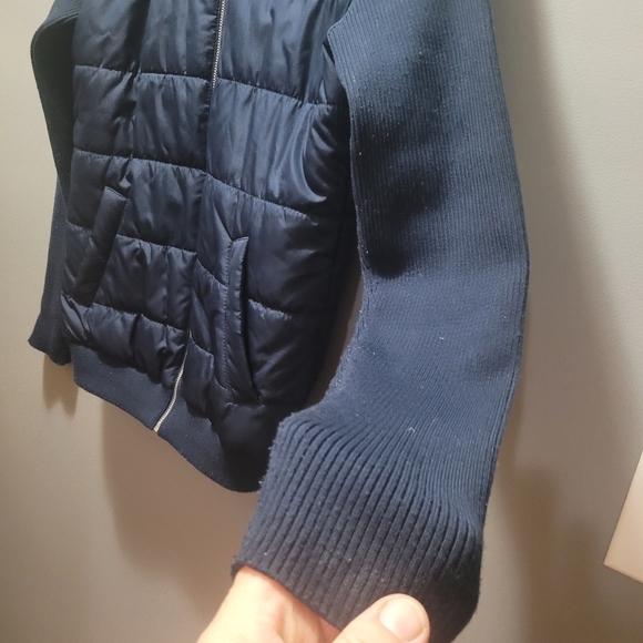 Tommy Hilfiger Navy Light Puffer Jacket XXS - Picture 4 of 7
